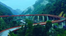 Kelok 9 di Kabupaten Limapuluh Kota (Foto: Ist)